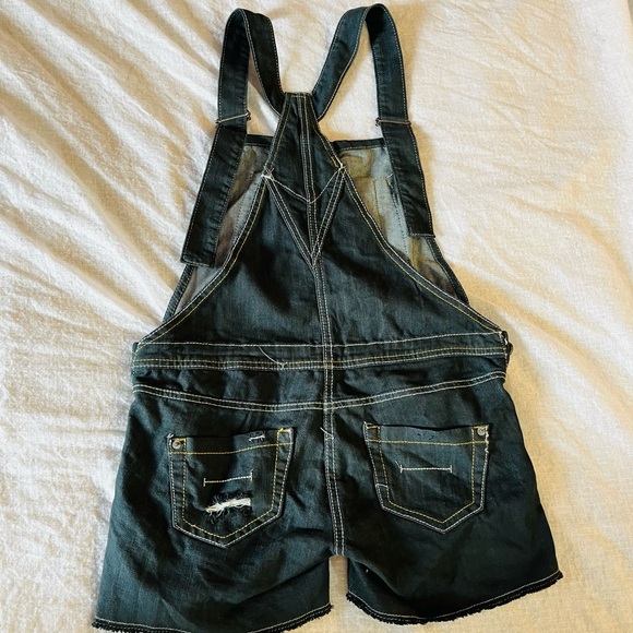 Black denim dungaree - Picture 6 of 7